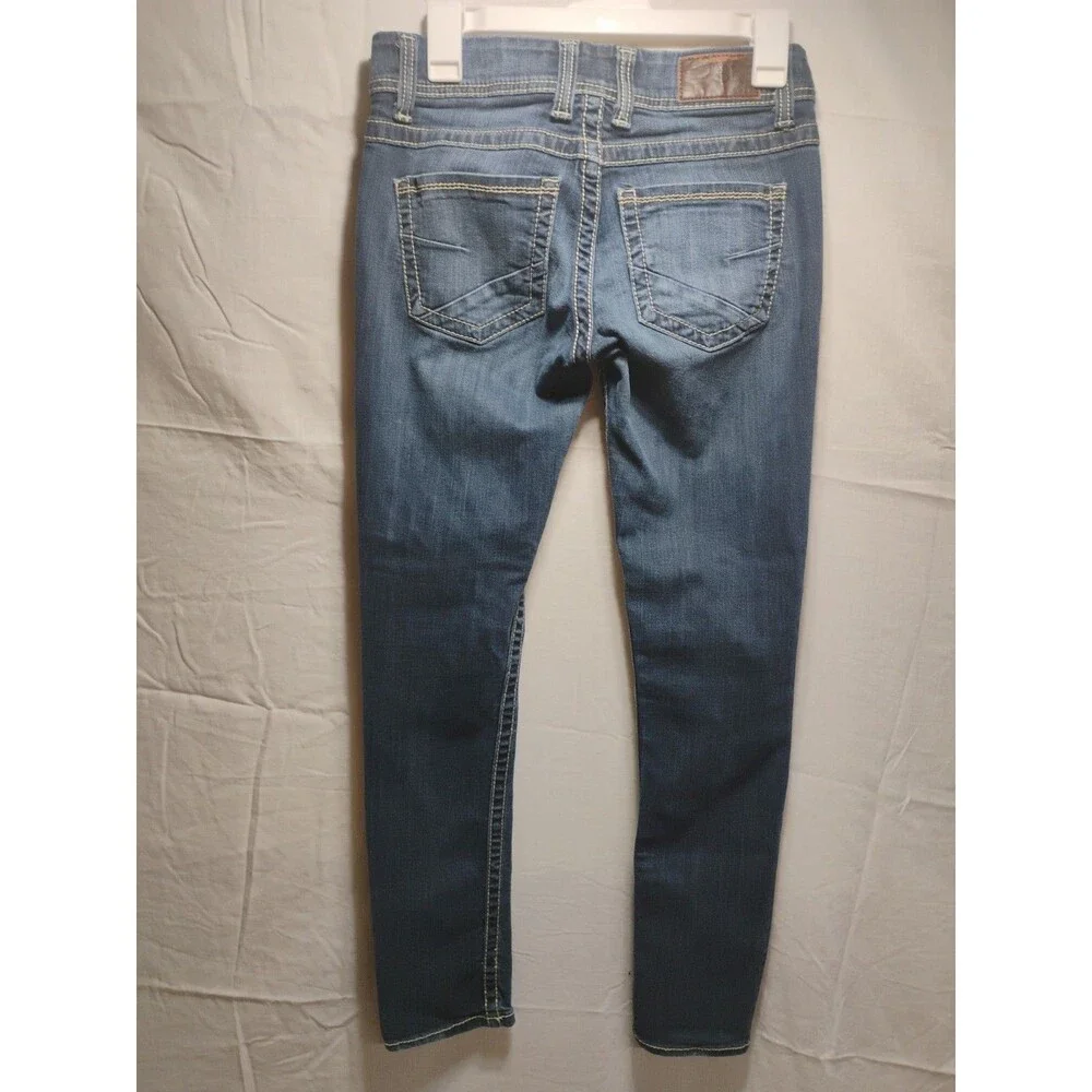 BKE Denim Stella Jeans Women’s Size 28R Stretch Distressed Flawed